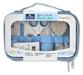 Set de ingrijire bebelusi, Lorelli, 7 produse esentiale, 0 luni+, Moonlight Blue
