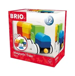 Jucarie de asamblare Brio - Tren magnetic, 11 piese