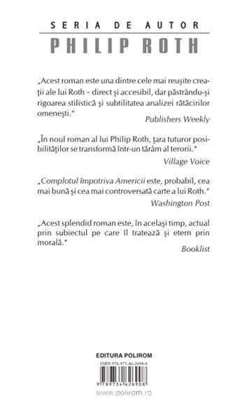 Complotul impotriva Americii | Philip Roth