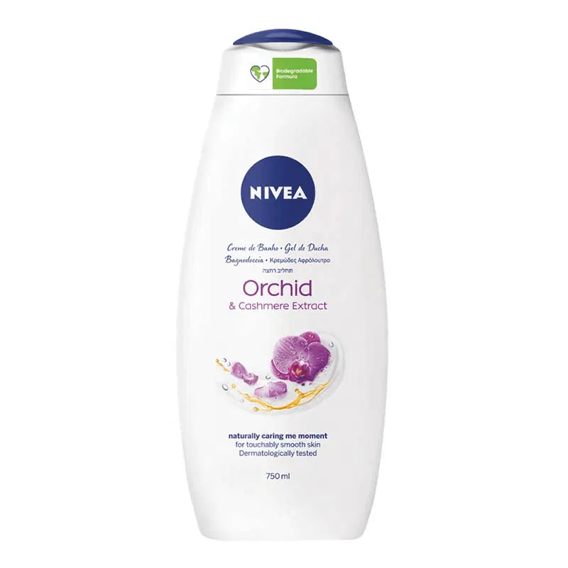 Gel de dus 2 in 1 Orhidee & Cashmere, 750 ml, Nivea
