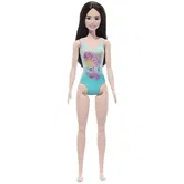 Papusa Barbie, La plaja in costum de baie, Tropical Blue, HXX51