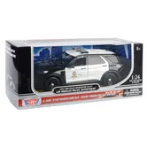 Masinuta metalica, Motormax, 2022 Ford Police Interceptor Utility, 1:24
