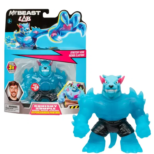 Figurina elastica, MrBeast Lab, Hypercharged Panther, W1