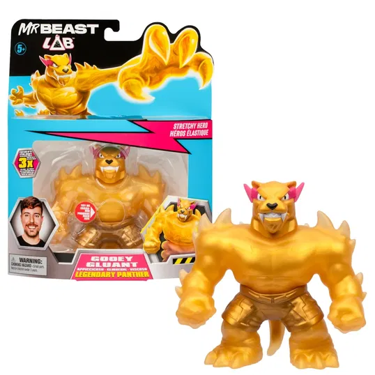 Figurina elastica, MrBeast Lab, Legendary Panther, W1