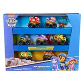 Set 7 vehicule cu figurine, Paw Patrol, Pup Squad and Roxi
