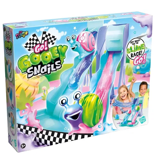 Set de joaca, So Slime, Go Gooey Snails Slime Race