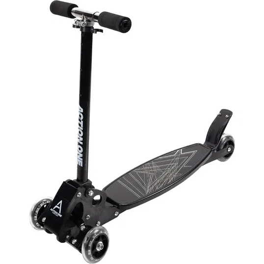 Trotineta cu 4 roti, Action One Rookie, Negru