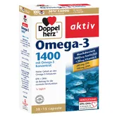 Omega 3 1400 mg, 30 + 15 capsule, Doppelherz