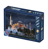 Puzzle adulti D-Toys Peisaje de noapte - Hagia Sophia, Turcia, 1000 piese