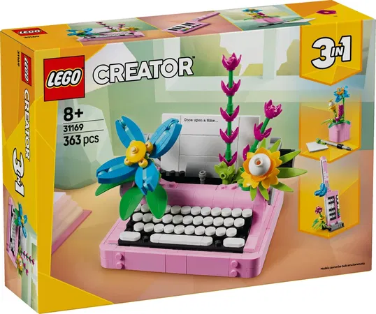LEGO® Creator - Masina de scris cu flori (31169)
