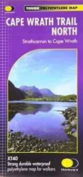 Cape Wrath Trail North XT40. Strathcarron to Cape Wrath, Sheet Map - Harvey Map Services Ltd.