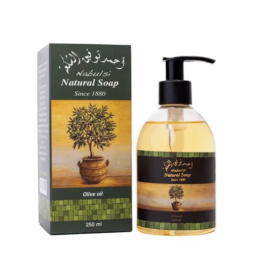 Sapun Lichid de mana cu ulei de masline, 250 ml, Nabulsi