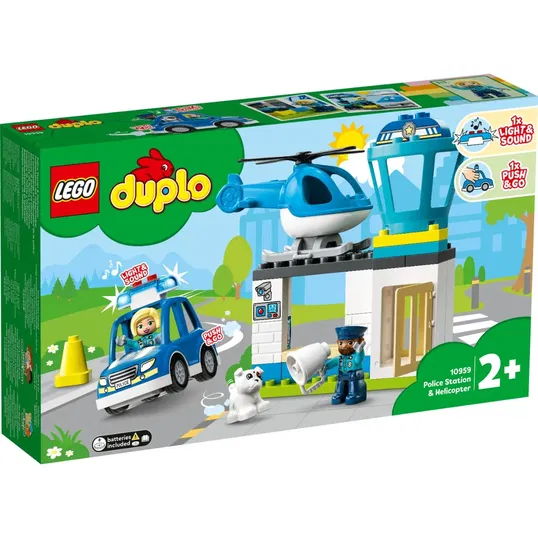 LEGO® DUPLO® - Sectie de politie si elicopter (10959)