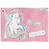 Bloc de desen A4, Starpak, Unicorn