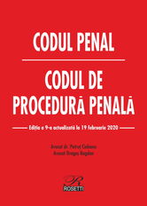 Codul penal. Codul de procedura penala | Petrut Ciobanu, Dragos Bogdan