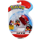 Figurina in bila Clip N Go Pokemon S2 - Litten, Poke Ball (95065)