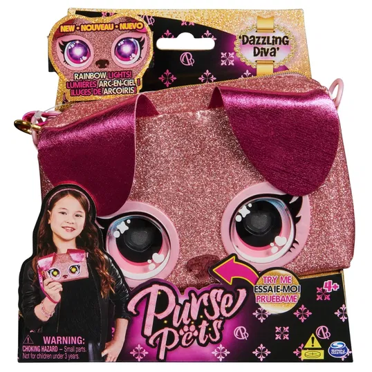 Gentuta interactiva, Purse Pets, Catelus Dazzling Diva, 20143104