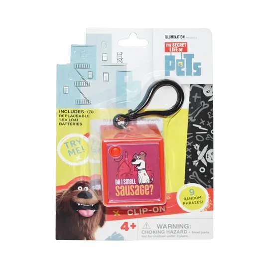 Breloc - figurina The Secret Life of Pets - Max vorbitor