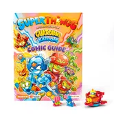 Set revista cu 3 figurine si 1 vehicul, SuperThings, Guardians of Kazoom, Comic Guide