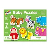 Puzzle Galt Baby - Animale din jungla, 2 piese