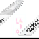 Biberon din sticla cu functie senzoriala si tetina plata anti-colici Debit 2, Londra, 0-6 luni, 270 ml, Dodie