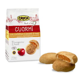 Biscuiti Eco cu gem si bucati de mar Courmi, 270 g, Crich