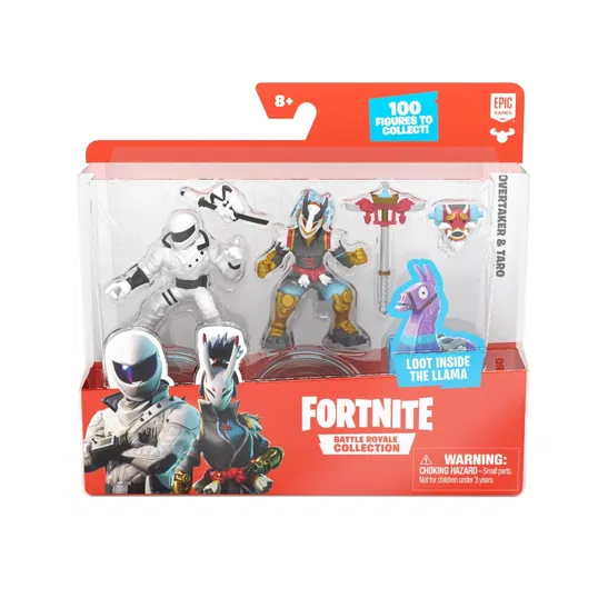 Set 2 figurine Fortnite, Overtakenr si Taro, S1, W4
