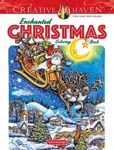 Creative Haven Enchanted Christmas Coloring Book, Paperback - Teresa Goodridge
