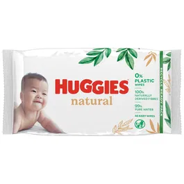 Servetele umede, Huggies, Natural Biodegradabile, 48 bucati