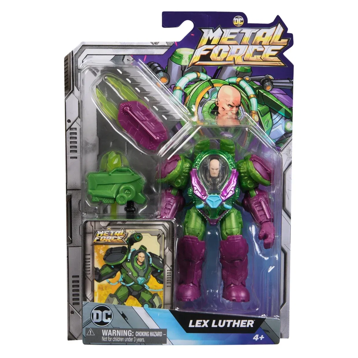 Figurina Dc Universe, Lex Luthor, Metal Force, 10 cm, 20148538