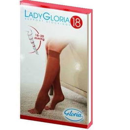 Ciorap medicinal compresiv, vârf deschis, Sahara, No.2, LadyGloria