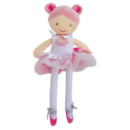 Papusa dansatoare din plus, Jolijou, Lily Rose, 36 cm, Roz
