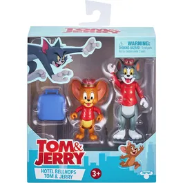 Set 2 figurine Tom and Jerry, Hotel Bellhops, S1, 8 cm