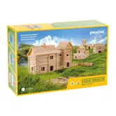 Set de constructie arhitectura, Walachia, Vario Massive, 209 piese mari din lemn