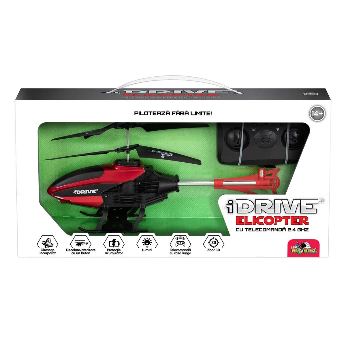Elicopter cu telecomanda Idrive, 2.4 Ghz, Rosu