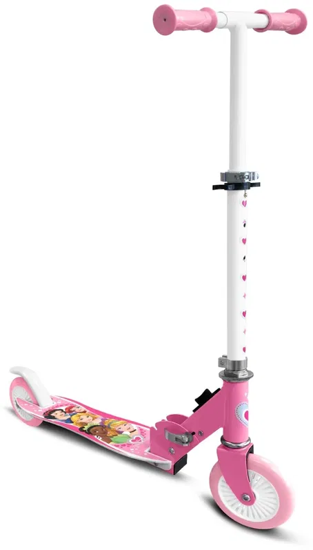 Trotineta pliabila cu 2 roti, Disney Princess, Roz