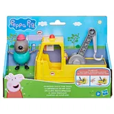 Set figurina si camion cu macara, Peppa Pig, Granddad Dog, F9519
