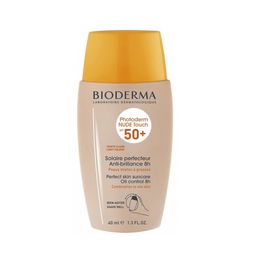 Bioderma Photoderm Fluid crema pentru piele mixta si grasa Nude Touch SPF 50+ Deschis, 40 ml