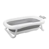 Cadita pliabila pentru bebelusi cu dop de scurgere, Lorelli Royal, 83 cm, Grey