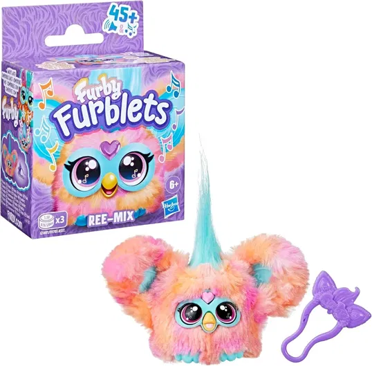 Jucarie de plus interactiva, Furby Furblets, Ree-Mix, G1401
