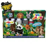 Set gel modelator Tubi Jelly, Tuban, cu 6 culori, Animale