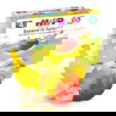 Gustare cu fructe mere si banane, 4x 100 g, Hipp