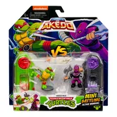 Set 2 figurine, Akedo, Testoasele Ninja, Raph Vs Foot Soldier, S3