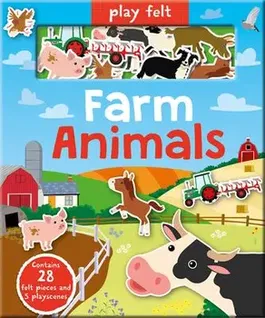 Play Felt: Farm Animals, Hardcover - Amber Lily