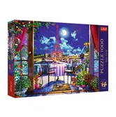 Puzzle Trefl Premium Plus Tea Time - Parisul in lumina lunii, 1000 piese