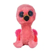 Jucarie de plus Ty Boos - Flamingo roz, 24 cm