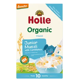 Musli cu multicereale si fulgi de porumb, +10 luni, 250gr, Holle Baby Food