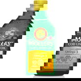 Omega 3 ulei ficat de cod lămâie, 250 ml, Moller's