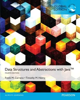Data Structures and Abstractions with Java, Global Edition. 4 ed, Paperback - Frank Carrano