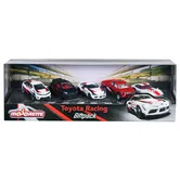 Set 5 masinute metalice, Majorette, Toyota Racing